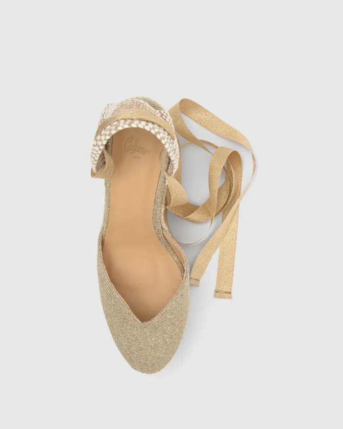 Castaer Chiara8ed032 Oro Claro Women Wedges