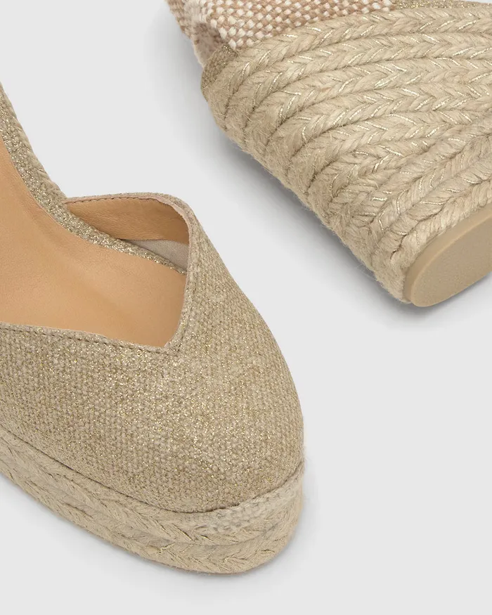 Castaer Chiara8ed032 Oro Claro Women Wedges
