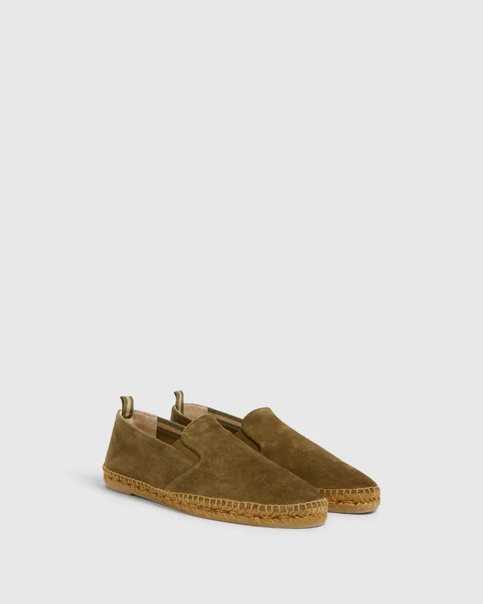 Castaer Joel T186 Verde Bosque Men Flat Shoes