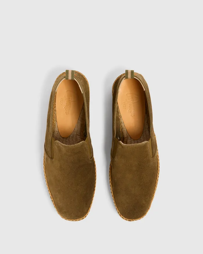Castaer Joel T186 Verde Bosque Men Flat Shoes