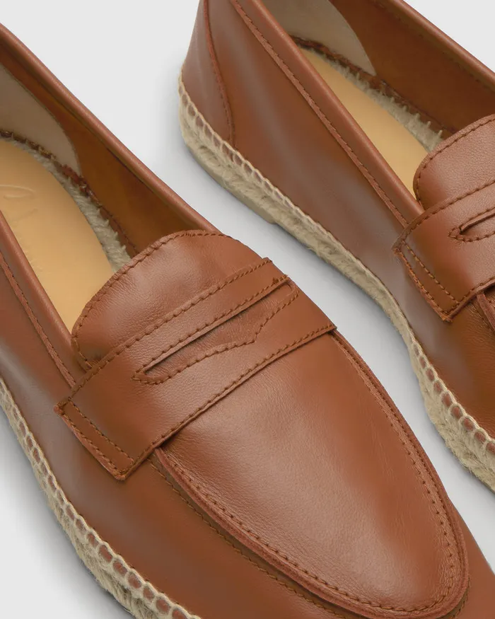 Castaer Nacho250 Cuero Men Flat Shoes