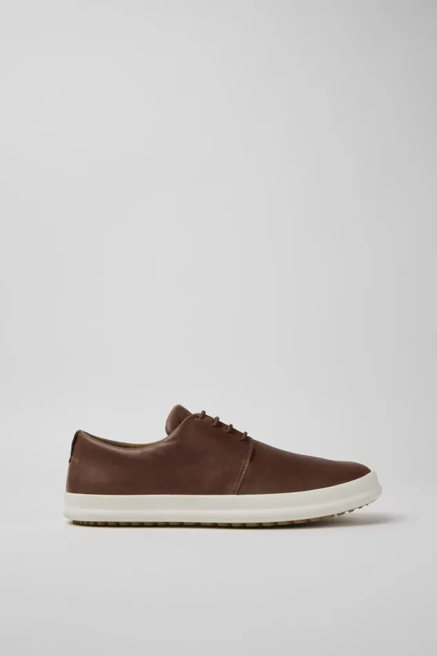 Casual Shoes Men Camper Chasis Brown Leather Shoes Casual Shoes Men Camper Chasis Brown Leather Shoes