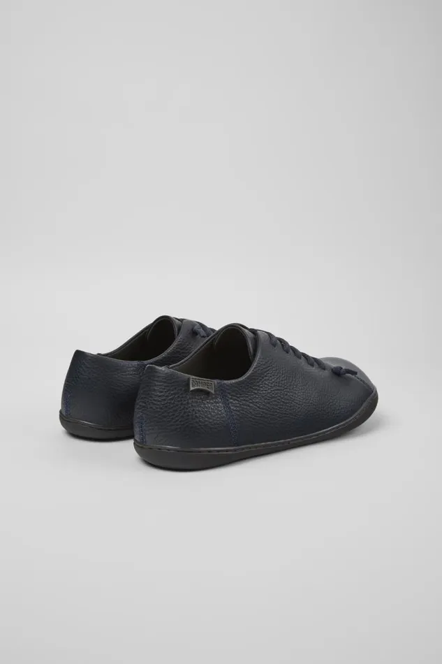 Casual Shoes Men Camper Peu Blue Leather Shoes