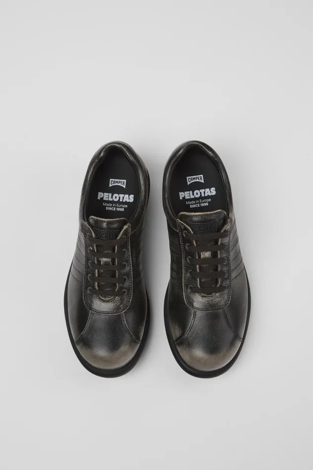 Casual Shoes Women Camper Pelotas Bicolor Leather Shoes