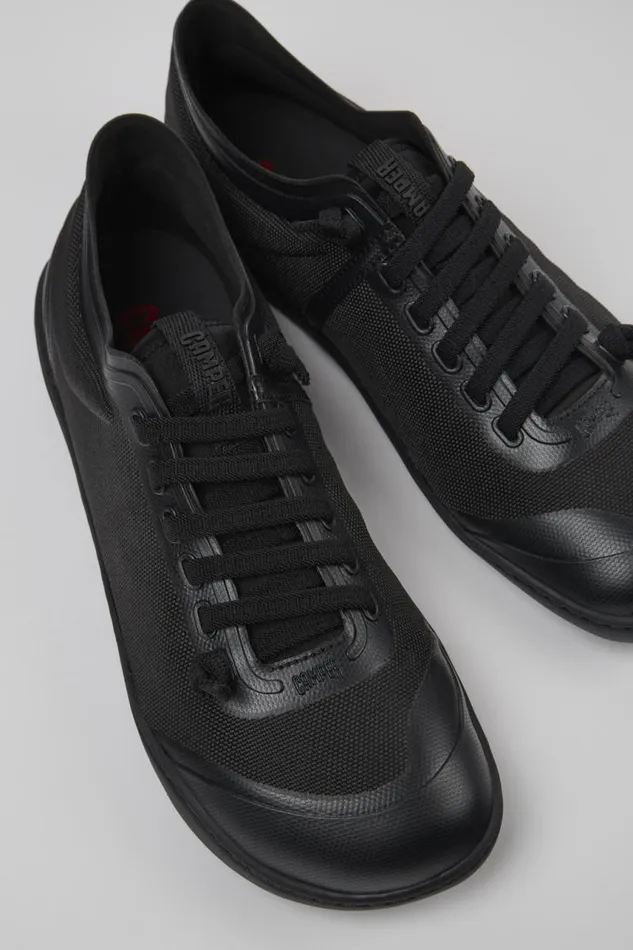 Casual Shoes Women Camper Peu Black Textile Shoes