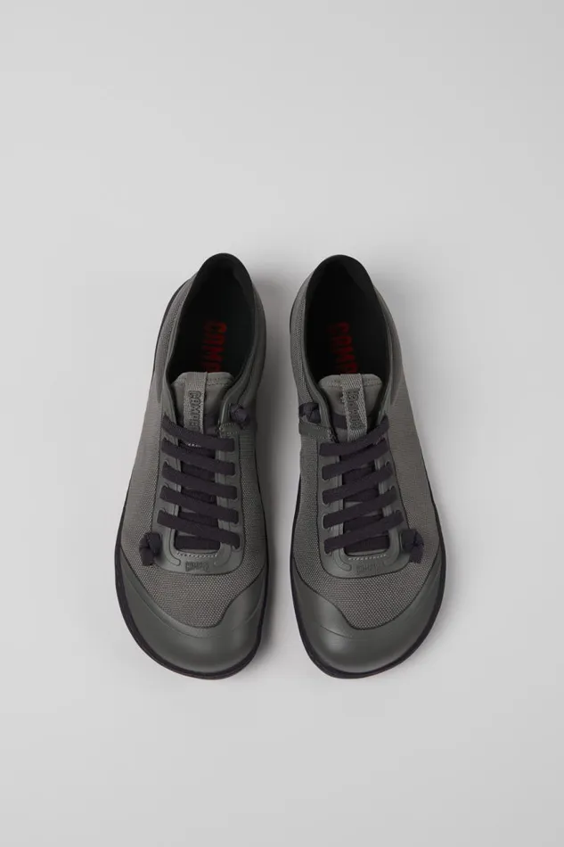 Casual Shoes Women Camper Peu Gray Textile Shoes