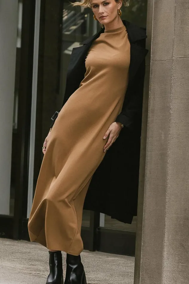Ciara Maxi Dress In Camel Camel Women Bohme Dresses