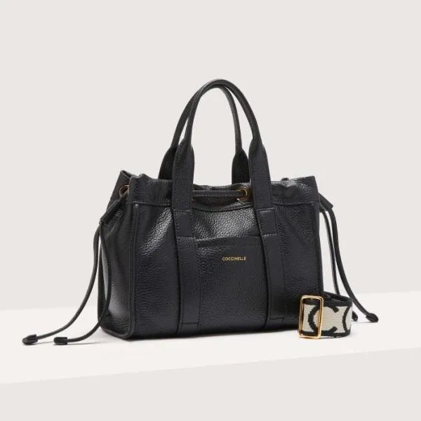 Coccinelle 2day Signature Small Noir Women Coccinelle Top Handle Bag Coccinelle 2day Signature Small Noir Women Coccinelle Top Handle Bag