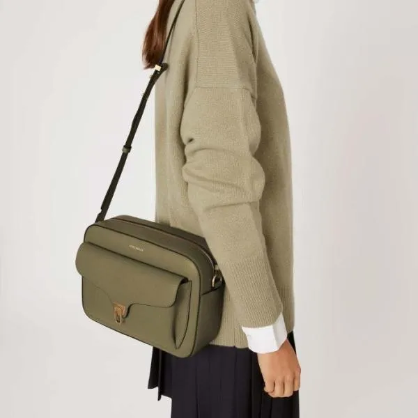 Coccinelle Beat Medium Soft Laurel Green Women Coccinelle Crossbody Bags Coccinelle Beat Medium Soft Laurel Green Women Coccinelle Crossbody Bags