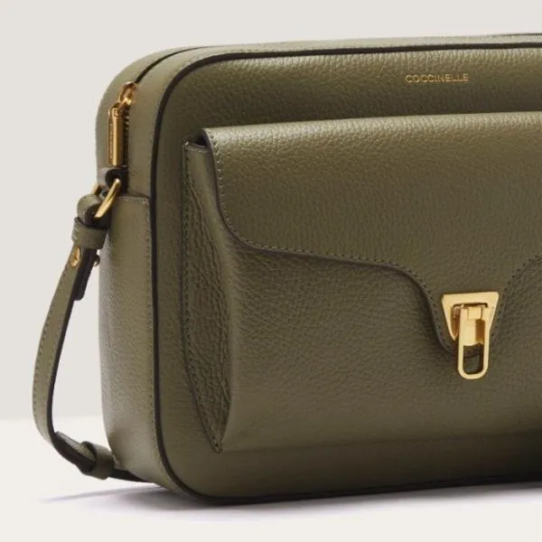 Coccinelle Beat Medium Soft Laurel Green Women Coccinelle Crossbody Bags Coccinelle Beat Medium Soft Laurel Green Women Coccinelle Crossbody Bags