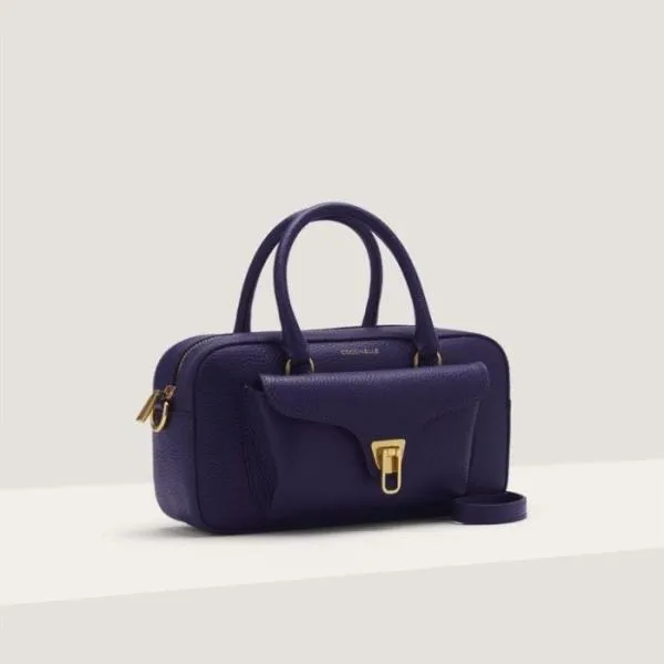 Coccinelle Beat Soft Medium Royal Blue Women Coccinelle Top Handle Bag Coccinelle Beat Soft Medium Royal Blue Women Coccinelle Top Handle Bag