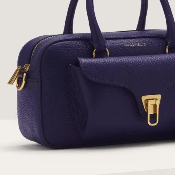 Coccinelle Beat Soft Medium Royal Blue Women Coccinelle Top Handle Bag Coccinelle Beat Soft Medium Royal Blue Women Coccinelle Top Handle Bag