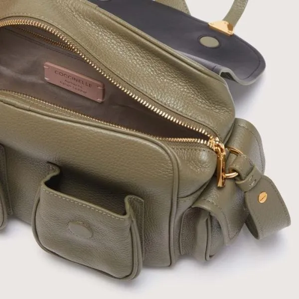 Coccinelle Campus Medium Laurel Green Women Coccinelle Crossbody Bags Coccinelle Campus Medium Laurel Green Women Coccinelle Crossbody Bags