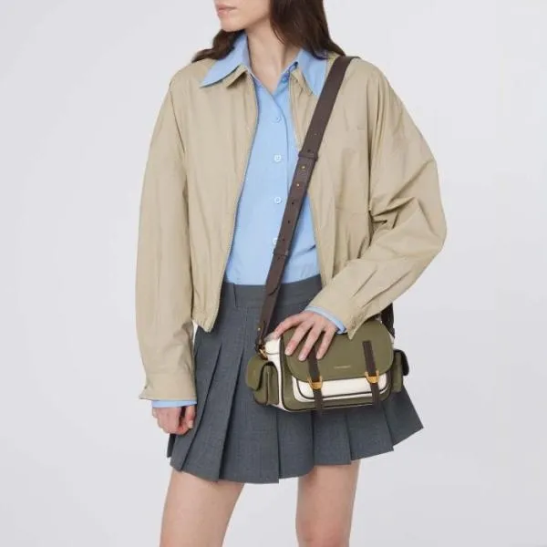 Coccinelle Campus Tricolor Small Lauglambfond Women Coccinelle Crossbody Bags