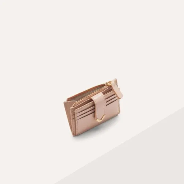 Coccinelle Dew Shiny Calf Rosette Women Coccinelle Wallets and Small Leather Goods