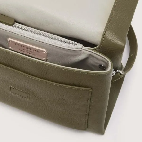 Coccinelle Dorian Small Laurel Green Women Coccinelle Shoulder Bags