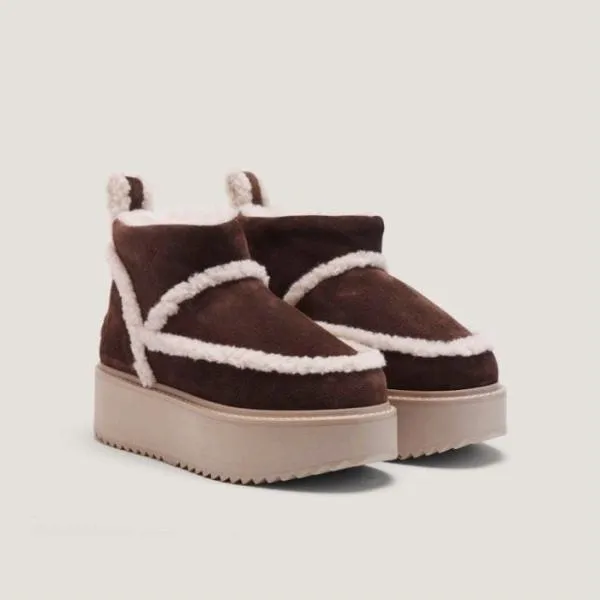 Coccinelle X Inuikii Classic Low Shearling Fondbrnatural Women Coccinelle Boots And Ankle Boots