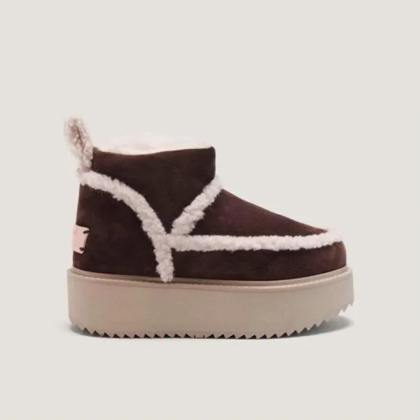 Coccinelle X Inuikii Classic Low Shearling Fondbrnatural Women Coccinelle Boots And Ankle Boots Coccinelle X Inuikii Classic Low Shearling Fondbrnatural Women Coccinelle Boots And Ankle Boots