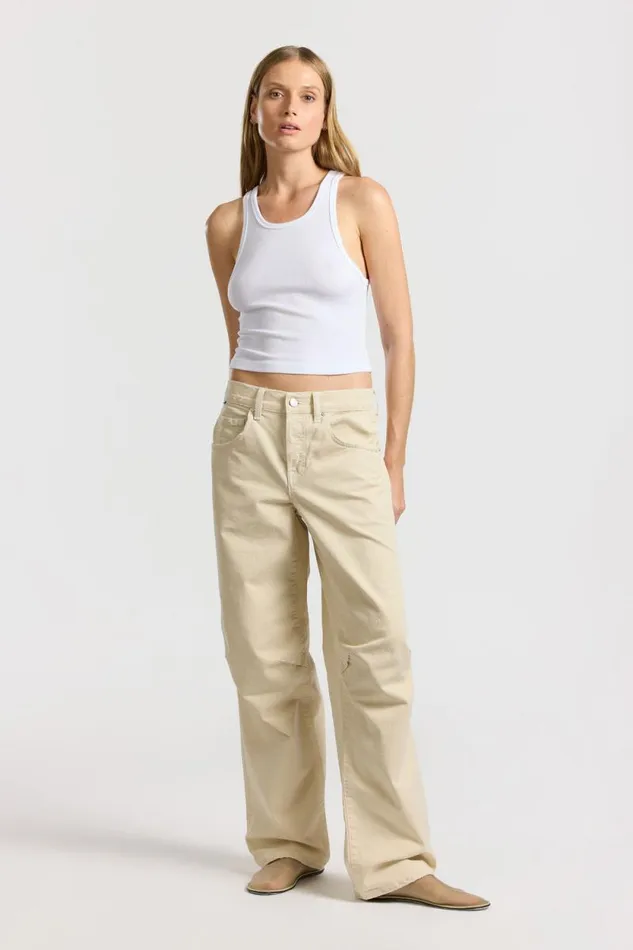COTTON CITIZEN PANTS Mila Pant Ecru 8211 Women