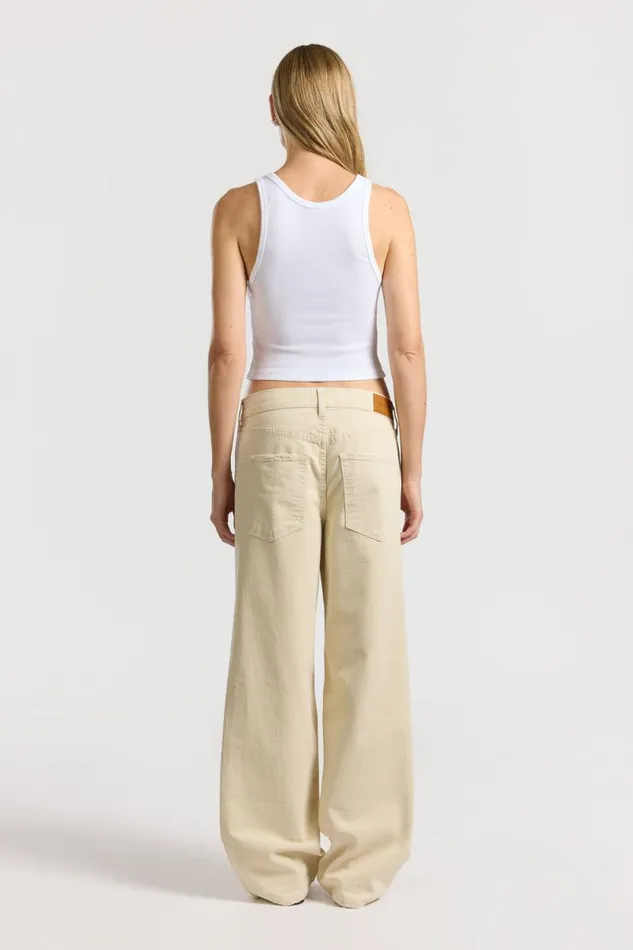 COTTON CITIZEN PANTS Mila Pant Ecru 8211 Women