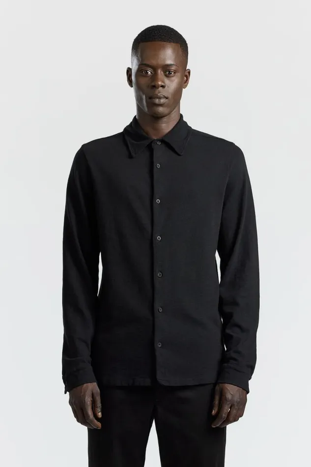 COTTON CITIZEN SHIRTS Presley Buttondown Jet Black 8211 Men