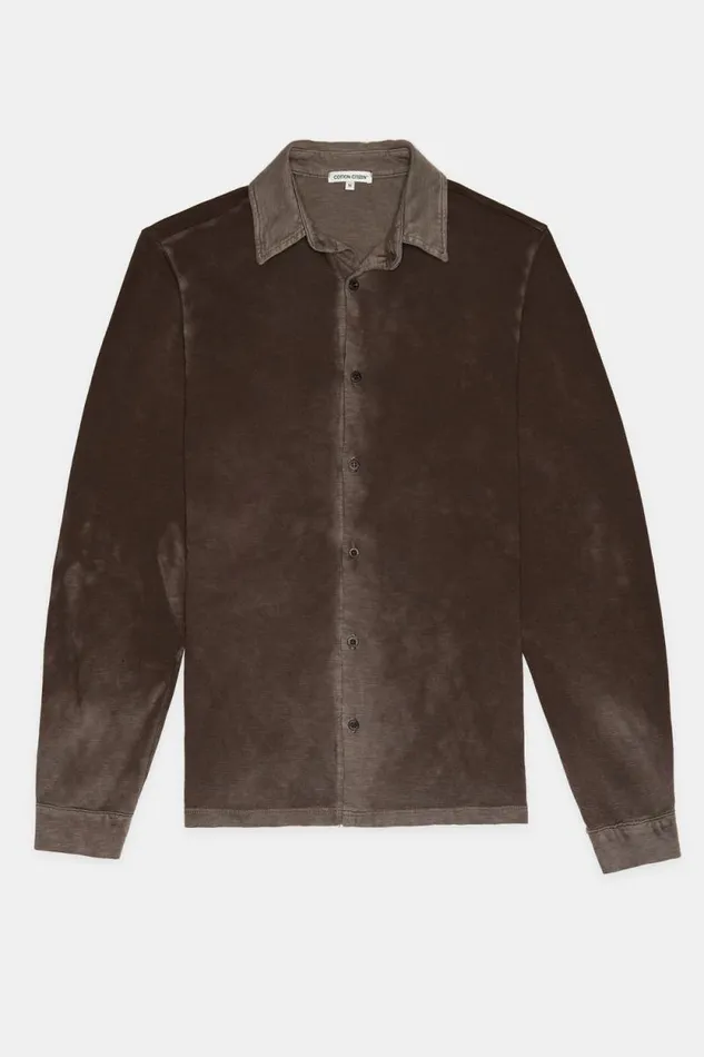 COTTON CITIZEN SHIRTS Presley Buttondown Vintage Espresso 8211 Men