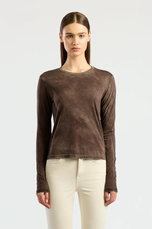COTTON CITIZEN SHIRTS Standard Long Sleeve Shirt Vintage Espresso 8211 Women
