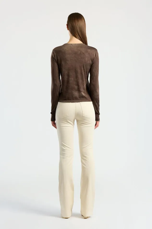 COTTON CITIZEN SHIRTS Standard Long Sleeve Shirt Vintage Espresso 8211 Women