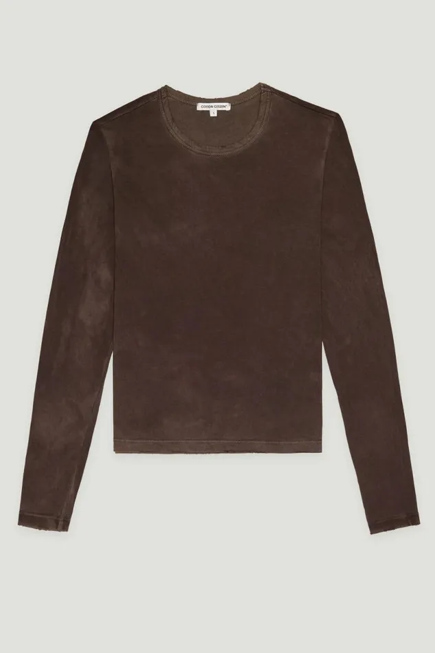 COTTON CITIZEN SHIRTS Standard Long Sleeve Shirt Vintage Espresso 8211 Women