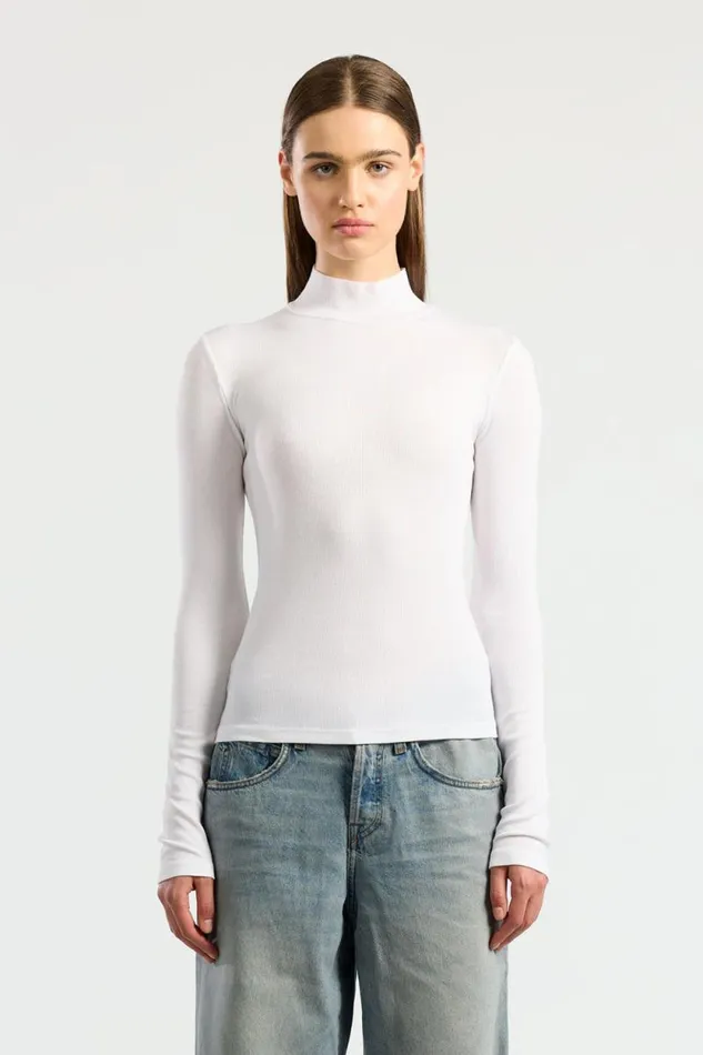 COTTON CITIZEN SHIRTS Verona Turtleneck White 8211 Women