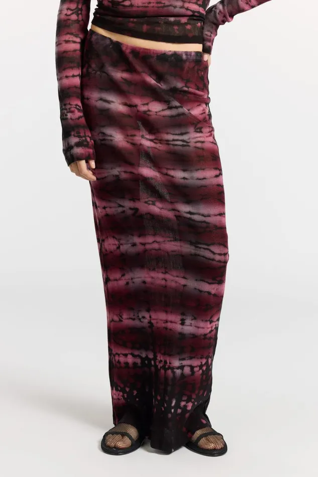 COTTON CITIZEN SKIRTS Rio Maxi Skirt Magenta Tie Dye 8211 Women