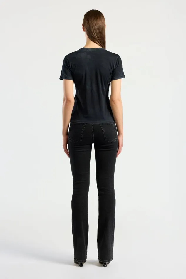 COTTON CITIZEN TEES Standard VNeck Tee Vintage Black 8211 Women