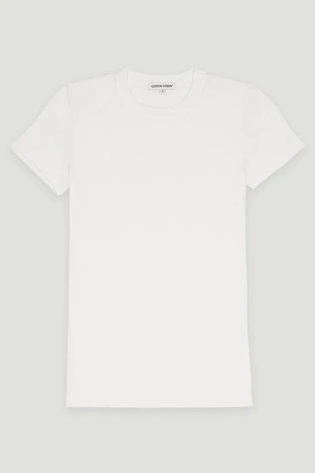 COTTON CITIZEN TEES Verona Tee White 8211 Women