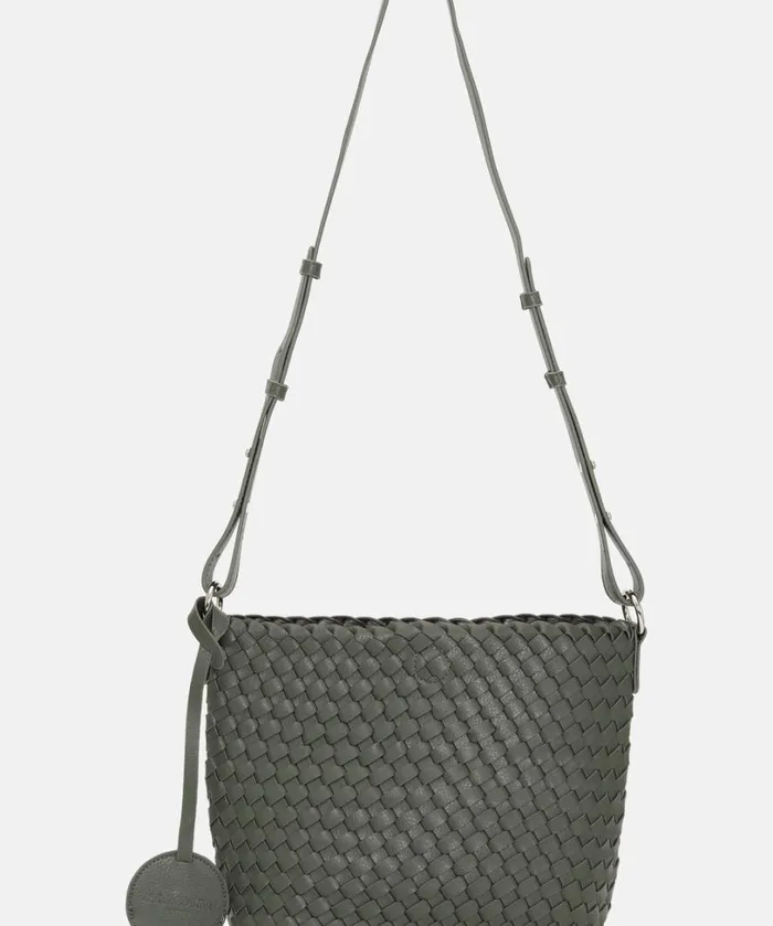 Crossbody Bag 8211 Army Gun Metal Accessories Ilse Jacobsen Bags