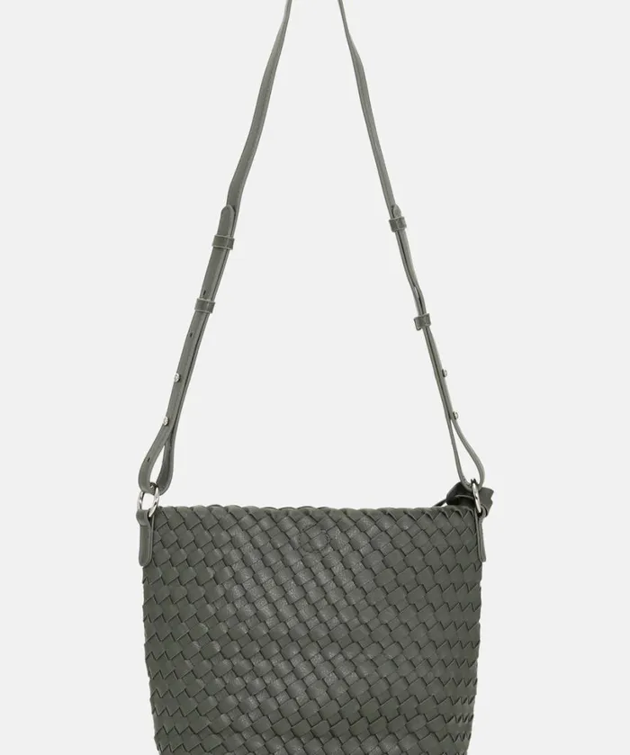 Crossbody Bag 8211 Army Gun Metal Accessories Ilse Jacobsen Bags