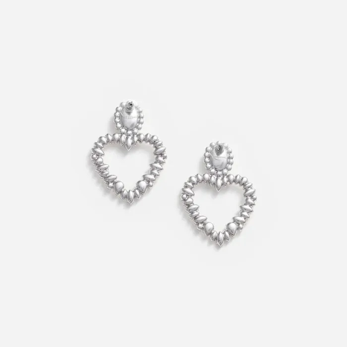 Crystal Heart Earrings Women Self Portrait Jewellery Crystal Heart Earrings Women Self Portrait Jewellery