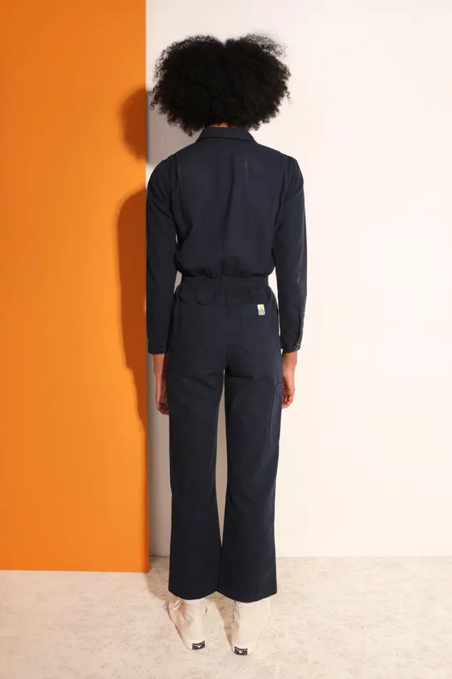 Danny Boilersuit Navy Canvas Womens LF Markey One Pieces