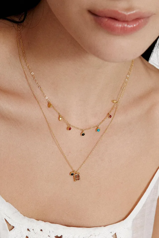 Delilah Charm Necklace Multi Mix Women Chan Luu Necklaces