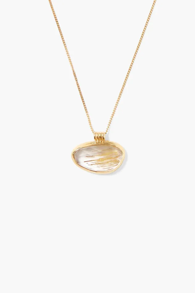 Delta Necklace Rutilated Quartz Women Chan Luu Necklaces