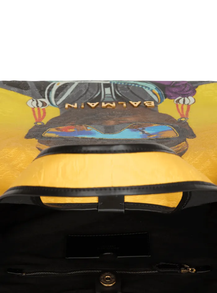 Disney X The Lion King 8211 BArmy Grocery Bag With Nika Mtwana Print Multicolor Women Balmain Grocery Bags