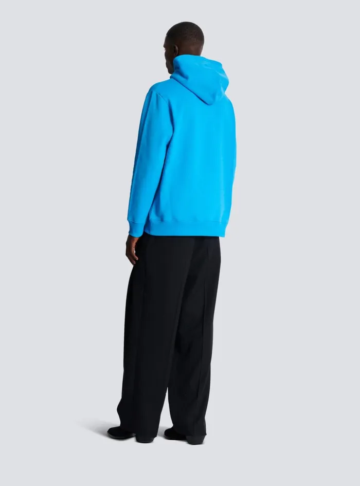 Disney X The Lion King 8211 Hoodie With Cassius Khumalo Print Blue Men Balmain Sweatshirts