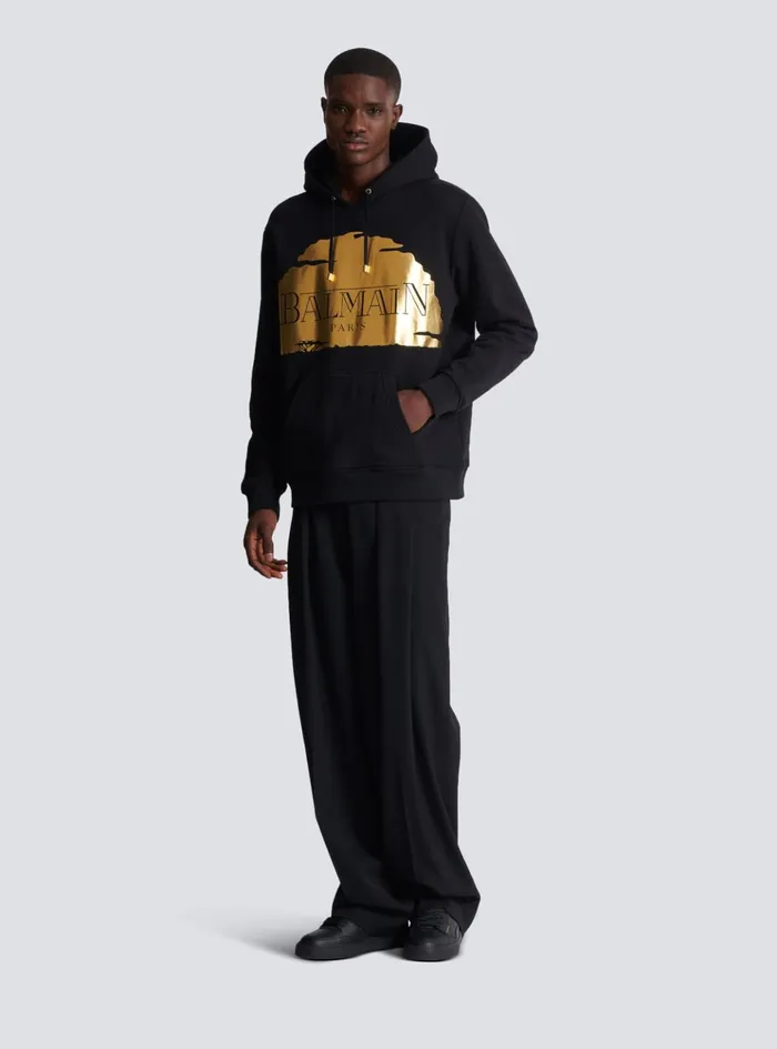 Disney X The Lion King 8211 Sunset Hoodie Black Men Balmain Sweatshirts