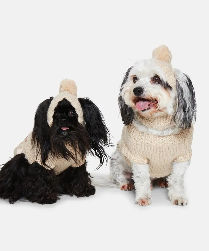 Dog Knit 8211 Natural Accessories Ilse Jacobsen Vov and Vuf