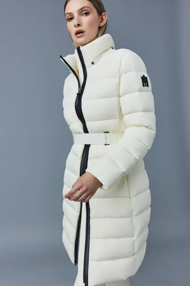 Downs and Jackets Women Mackage ASHLEY Stretch Light Down With Removable Hood Black