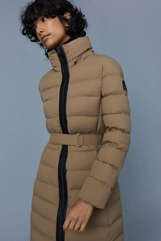 Downs and Jackets Women Mackage ASHLEY Stretch Light Down With Removable Hood Black