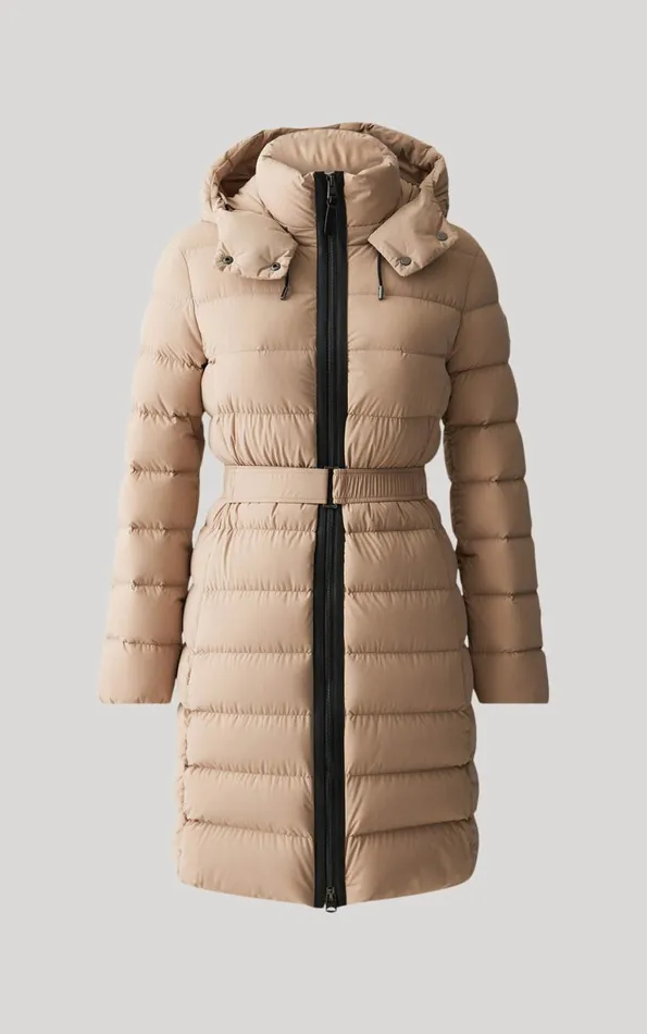Downs and Jackets Women Mackage ASHLEY Stretch Light Down With Removable Hood Black