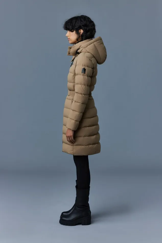 Downs and Jackets Women Mackage ASHLEY Stretch Light Down With Removable Hood Black
