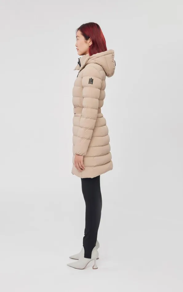 Downs and Jackets Women Mackage ASHLEY Stretch Light Down With Removable Hood Black