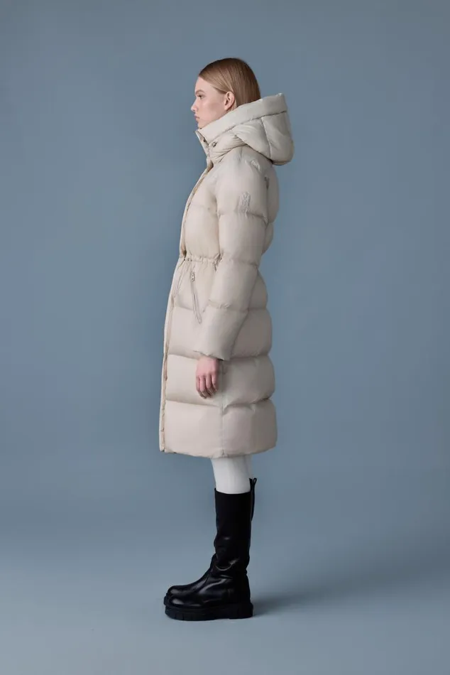 Downs and Jackets Women Mackage ISHANISW Softwash Long Down Coat With Hood Black Downs and Jackets Women Mackage ISHANISW Softwash Long Down Coat With Hood Black