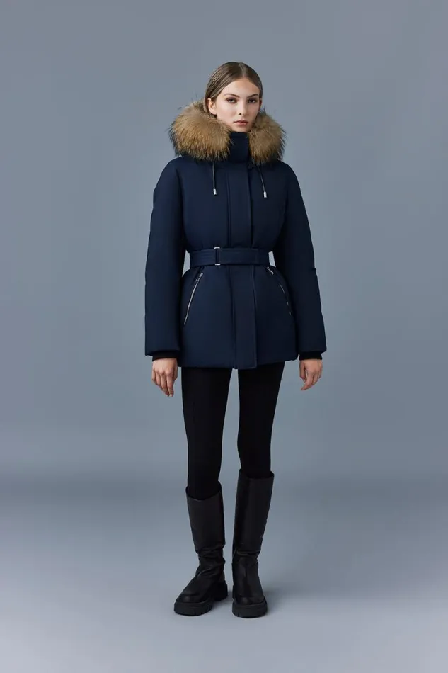 Downs and Jackets Women Mackage JENIFZ 2in1 Down Parka With Removable Bib and Fur Trim Black Downs and Jackets Women Mackage JENIFZ 2in1 Down Parka With Removable Bib and Fur Trim Black